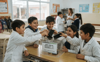 Restricción de pantallas en las aulas: desde este 3 de agosto comienza a regir la limitación del uso de celulares en las escuelas del Chaco