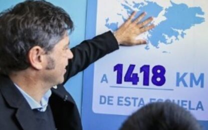 Kicillof criticó el mensaje en cadena de Milei sobre Malvinas y lanzó una ironía: «Pensé que era Inteligencia Artificial»