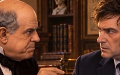 Javier Milei publicó un video hecho con IA por el Día del Maestro en el que se compara con Sarmiento