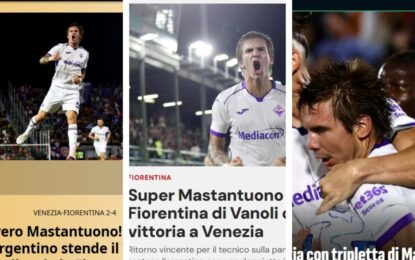 «Súper Mastantuono» y «este es el verdadero»: los medios de Italia rendidos ante el hat-trick del ex River