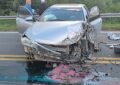 El diputado Aldo Leiva sufrió un violento accidente en Chaco: chocó con un camión y el frente de su auto quedó destruido