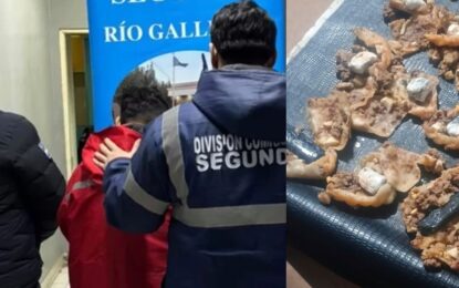 Once empanadas: fue con su hijo de 5 años a la cárcel e intentó pasar droga escondida en la comida