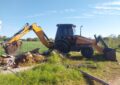 Municipio retiró relleno ilegal en la laguna Los Lirios para asegurar los desagües