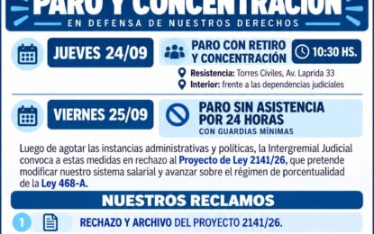 Conflicto en puerta: la Intergremial Judicial cruzó al Superior Tribunal por los descuentos salariales