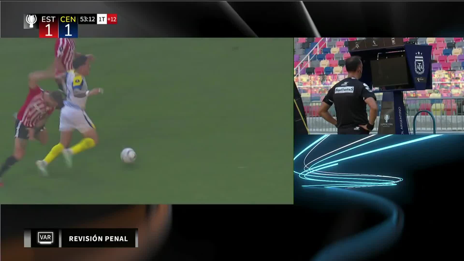 El encargado del VAR explicó las jugadas polémicas del triunfo de Rosario Central ante Estudiantes