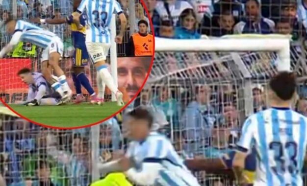 La polémica en la victoria de Boca ante Racing: el empujón de Valencia que no cobró Gariano y podría haber cambiado el resultado