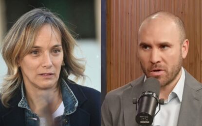 Tras el feroz cruce tuitero, Martín Guzmán le contestó a la esposa de Sergio Massa: «Ay, Malena Galmarini»