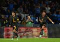Doblete de Balerdi y gol de Soulé: la Roma de los argentinos le empató 3-3 al Napoli