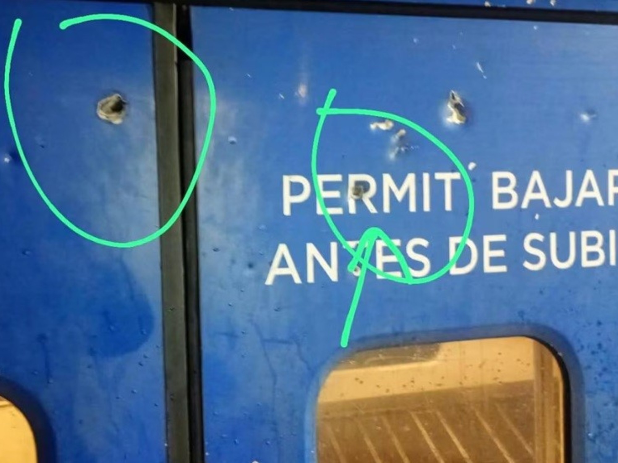 Una formación del Tren San Martín fue baleada este viernes llegando a la estación de José C. Paz