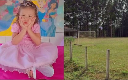 Una nena de 3 años murió aplastada por un arco de fútbol durante una fiesta del Día del Niño en Brasil