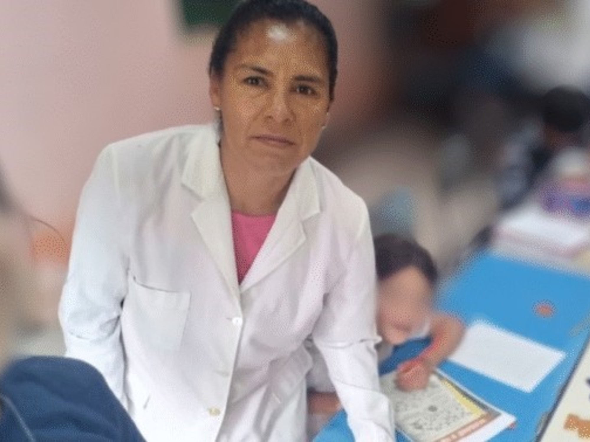 Nancy Estela Godoy trabaja en una escuela cerca de Esquina