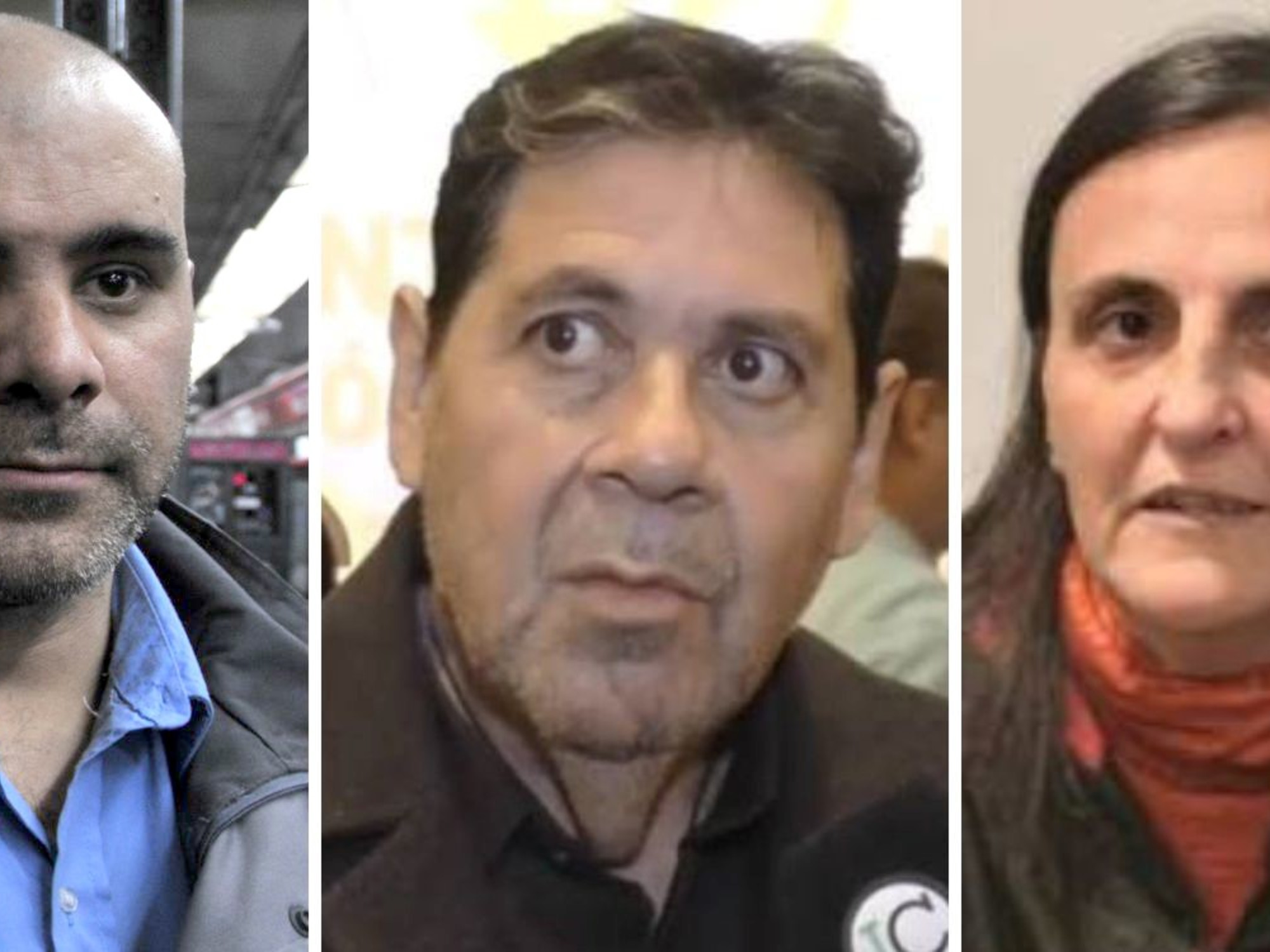 Claudio Dellecarbonara, Néstor Segovia y Virginia Bouvet, candidatos en las elecciones de los metrodelegados